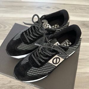 No Name Flex M Jogger Platform Sneaker Suede Grill Black/Black 38